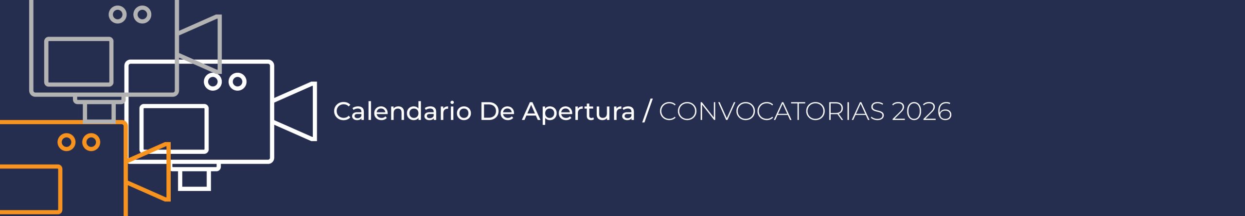 Calendario de apertura convocatorias 2026