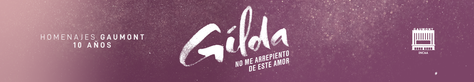 Gilda, no me arrepiento de este amor.