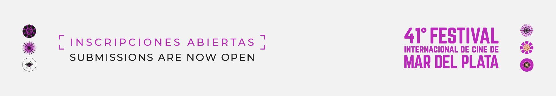 Inscripciones abiertas - español/ingles - 41 FICMDP